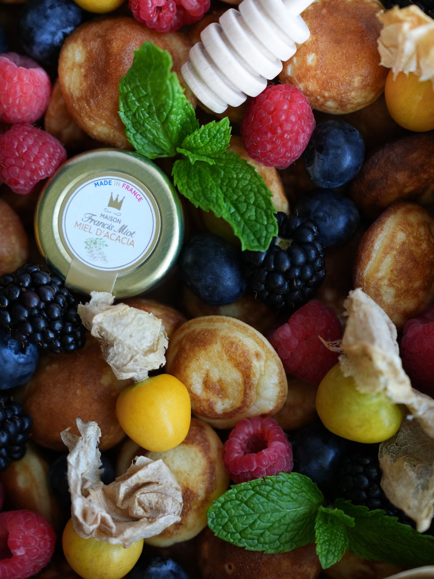 Honey-Kissed Berry Mini Pancake