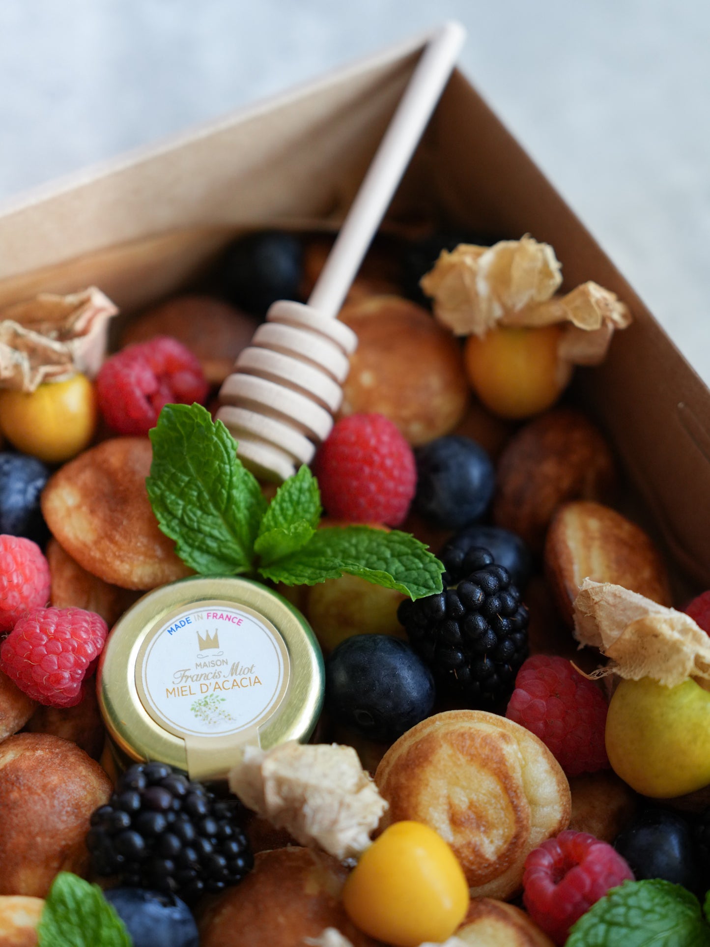 Honey-Kissed Berry Mini Pancake