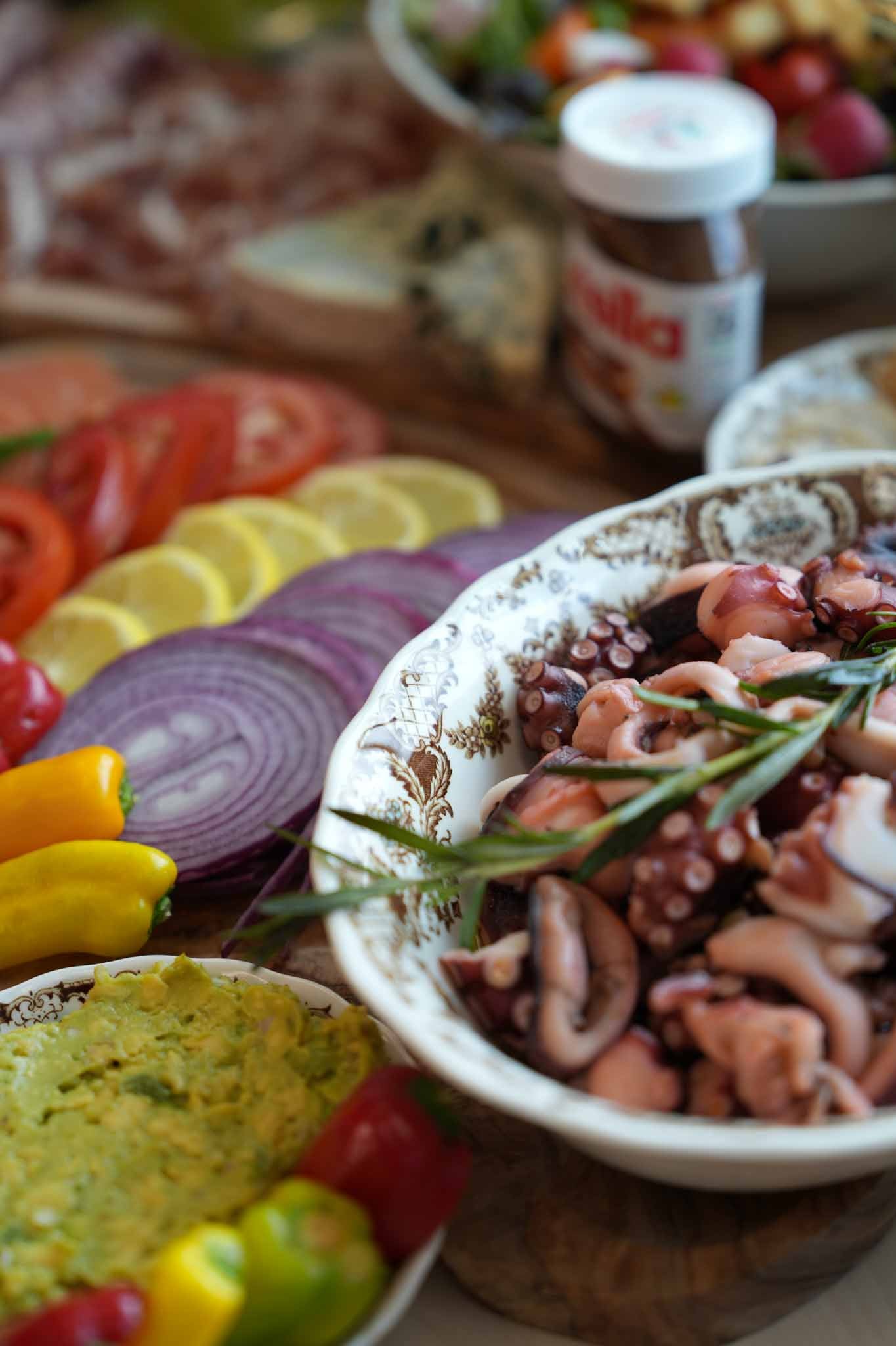 Octopus in EVOO & Garlic