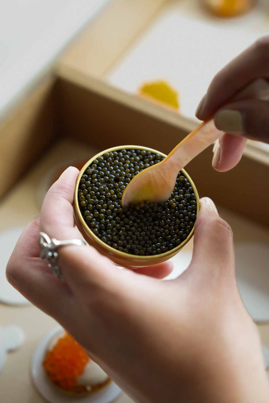 Premium Smoked Salmon Caviar Blinis