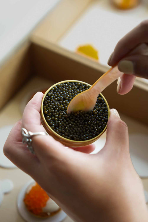 Premium Smoked Salmon Caviar Blinis