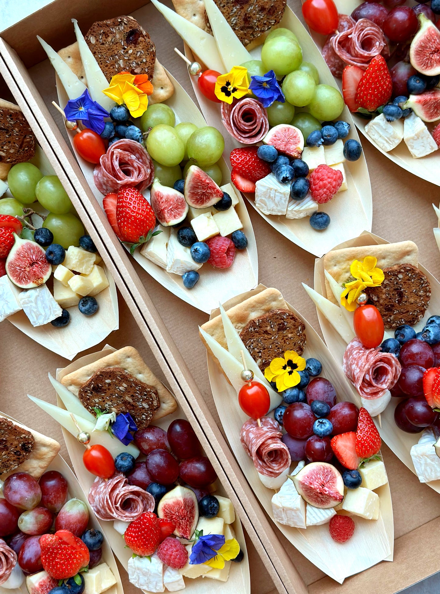 Mini Charcuterie Boats