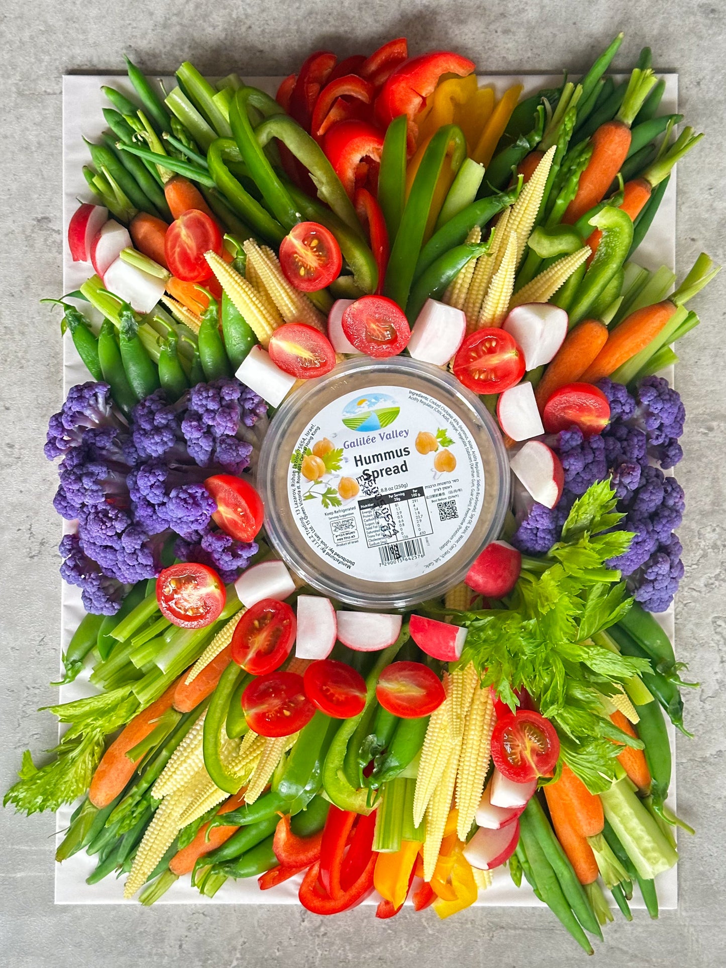 Cruditรฉs & Dips Platter