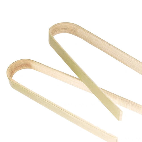Mini Bamboo Tongs (Set of 8)