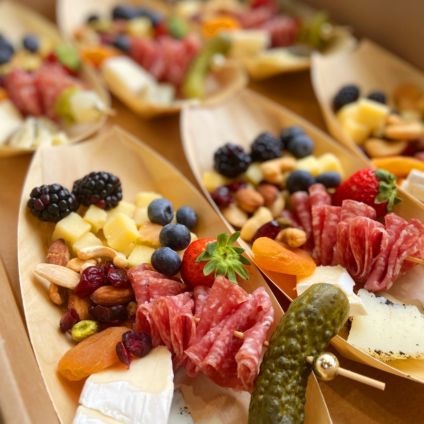 Mini Charcuterie Boats