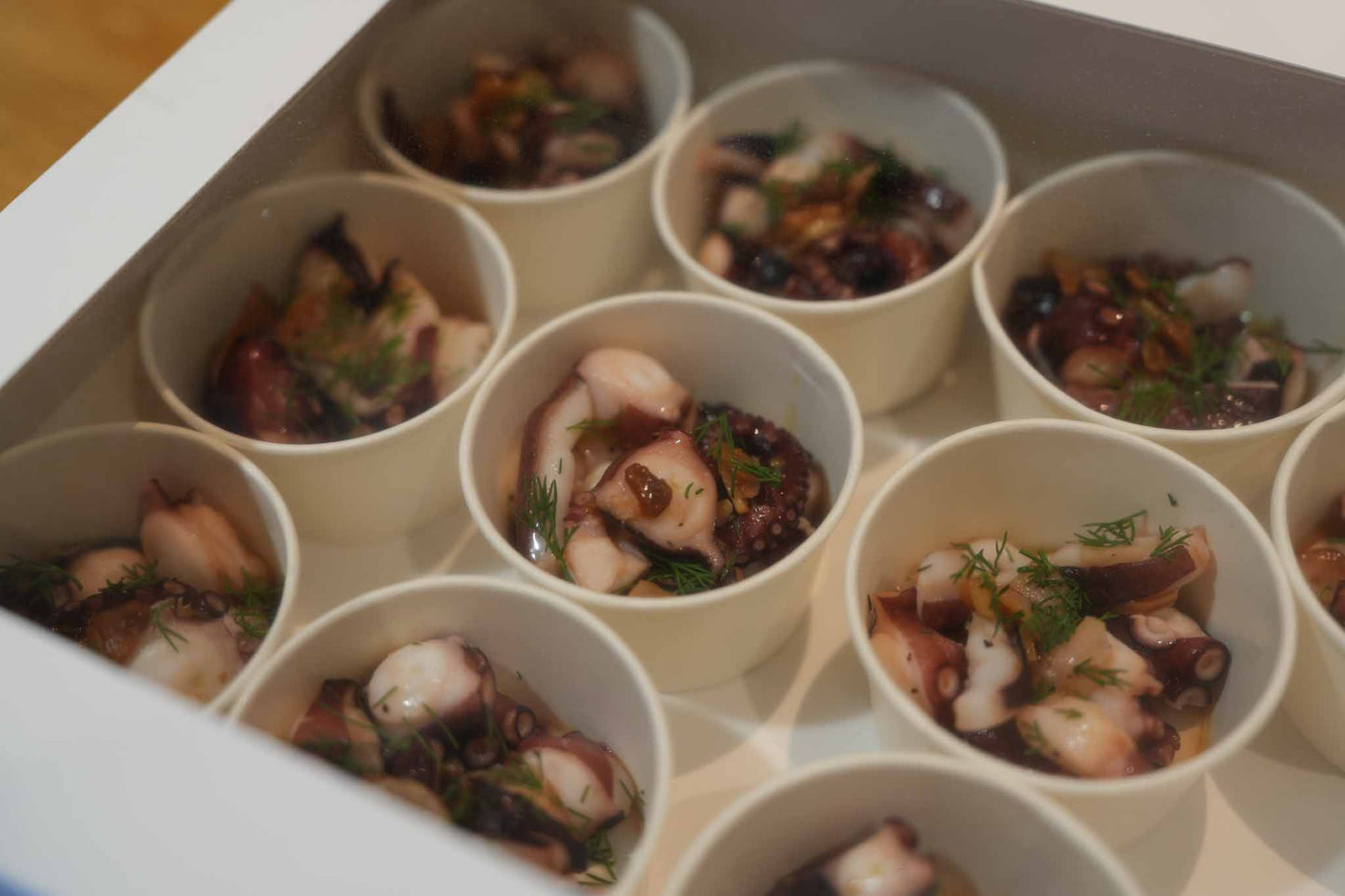 Octopus in EVOO & Garlic