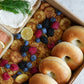 Smoked Salmon Blinis and Bagel Platter